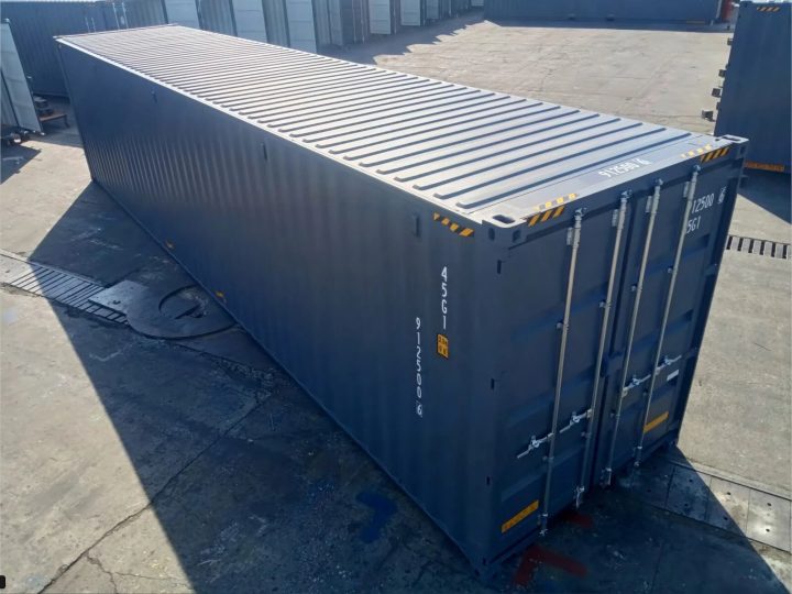 Container maritime 40 pieds high cube double porte