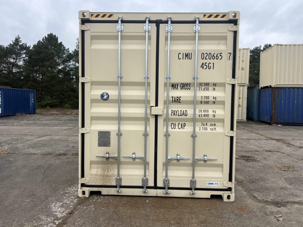 Conteneur High Cube de 40 pieds beige