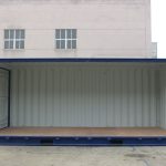 Container 20 pieds dry high cube open Side