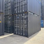 Conteneur High Cube 20 pieds, anthracite
