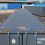 Container maritime 40 pieds high cube double porte